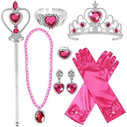 Halloween Accessoires Prinzessinnen-Kostümset Krone Schmuck - Image 2