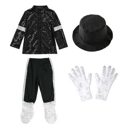 Halloween Costumes Kinder Pailletten Show Outfit - Image 3