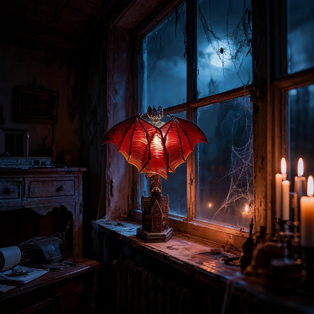 Halloween Decoration Fledermauslampe Tischleuchte - Image 1