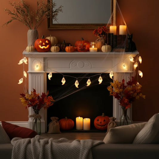 Halloween Decorations Lichterkette Geisterlichter - Image 3