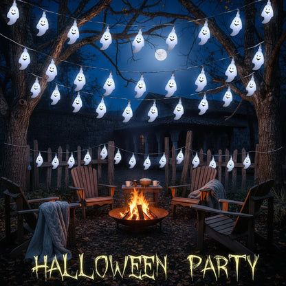 Halloween Decorations Lichterkette Geisterlichter - Image 6