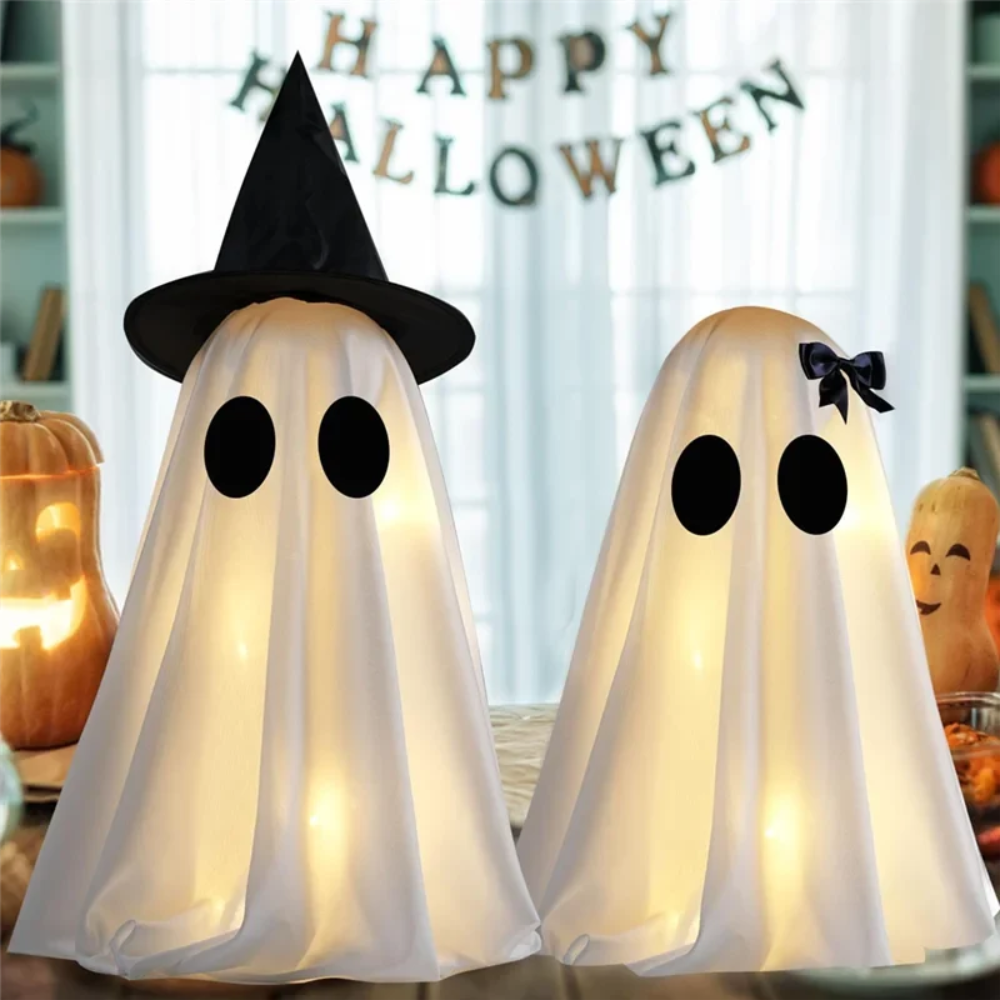 Halloween Deko Geister Innenbereich Leuchtdeko - Image 1