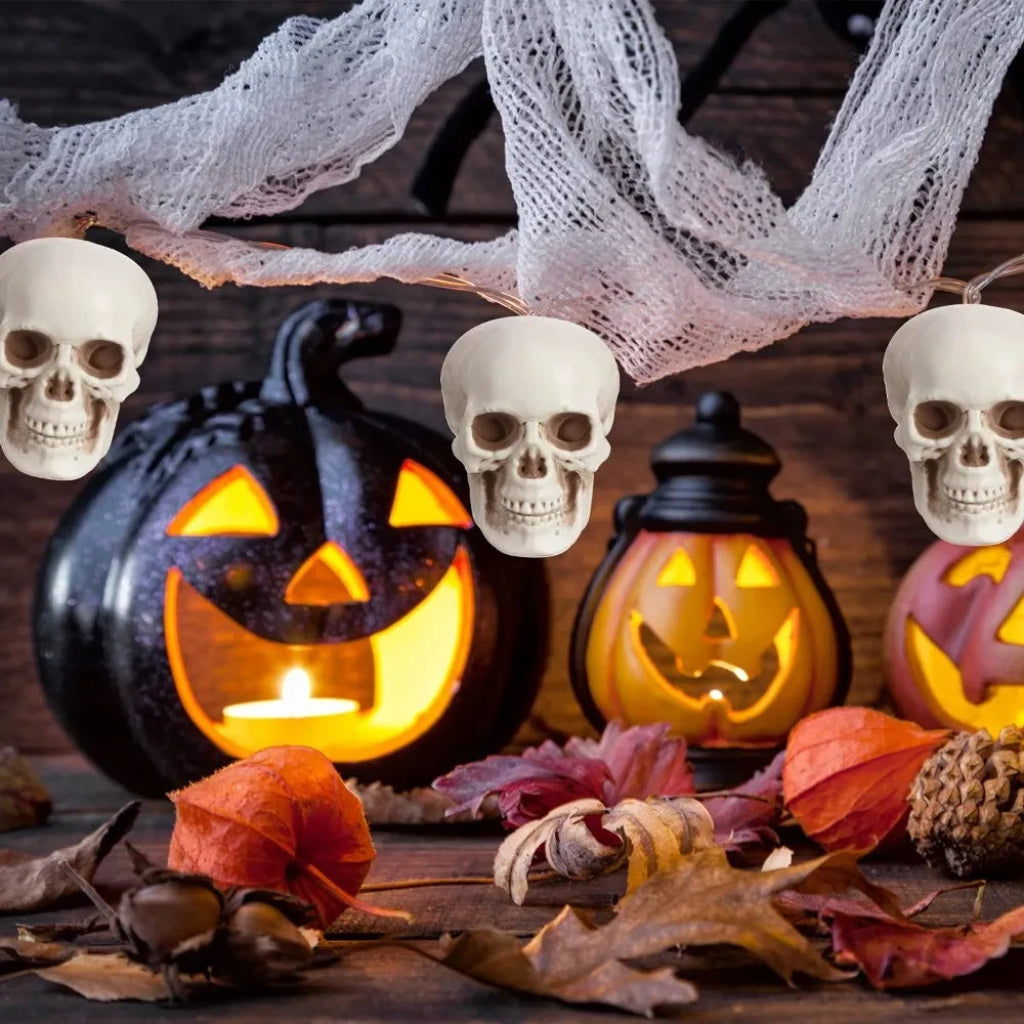 Halloween Deko Totenkopf Set Gruseliger Wohnakzent - Image 4