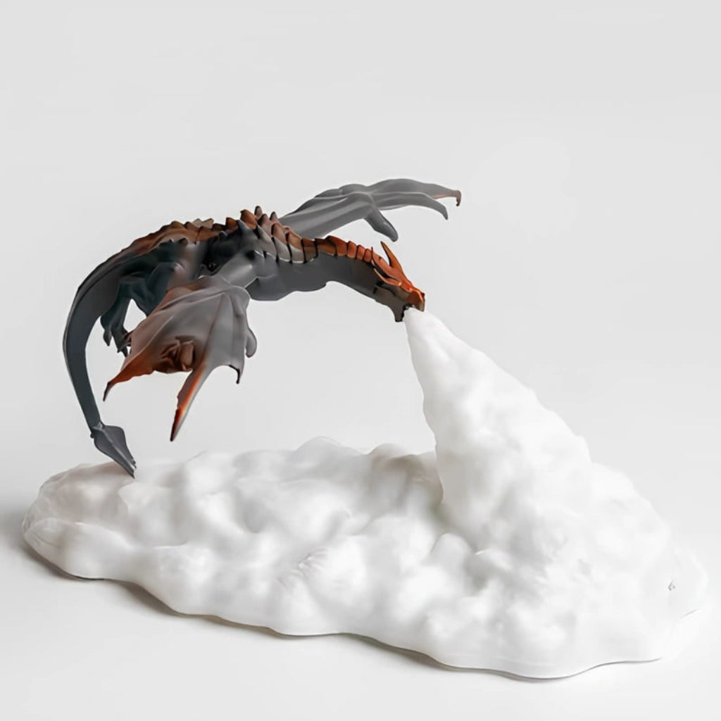 Halloween Dekoration Drachen Nachtlicht LED Feuer Lampe - Image 9