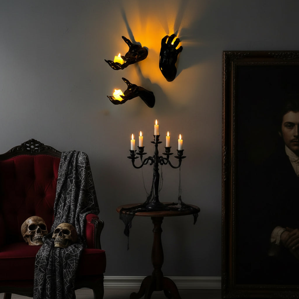 Halloween Dekoration Hand Wandkunst 3D Design - Image 1