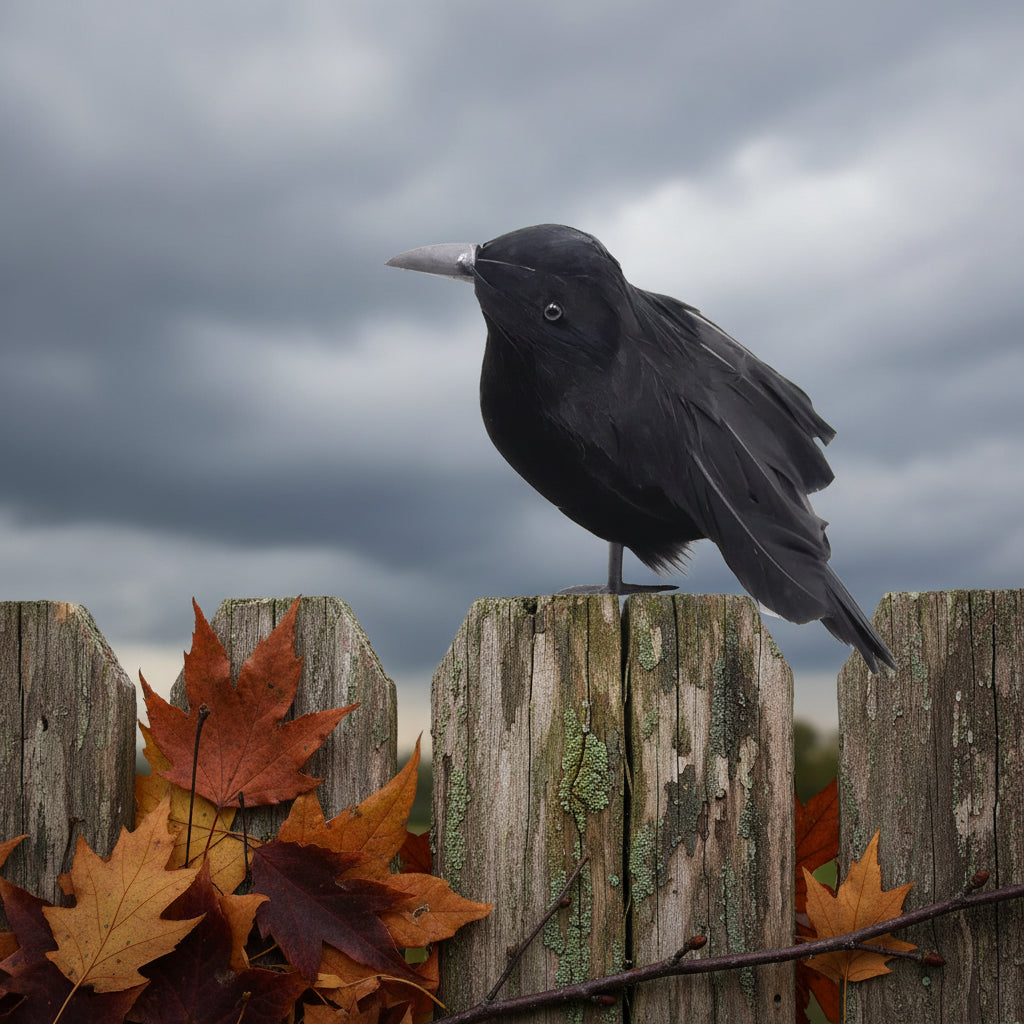 Halloween Dekoration Künstliche Krähen Set 6 Stück - Image 9