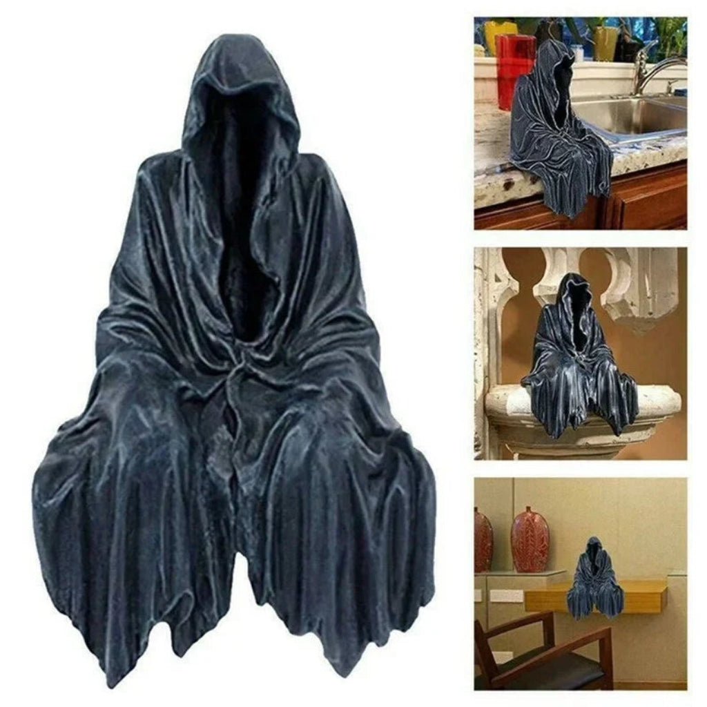 Halloween Dekoration Sensenmann Statue Wohnaccessoire - Image 3