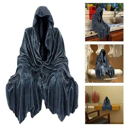 Halloween Dekoration Sensenmann Statue Wohnaccessoire - Image 3