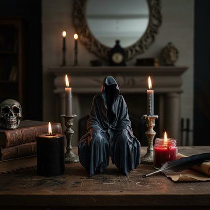 Halloween Dekoration Sensenmann Statue Wohnaccessoire - Image 6