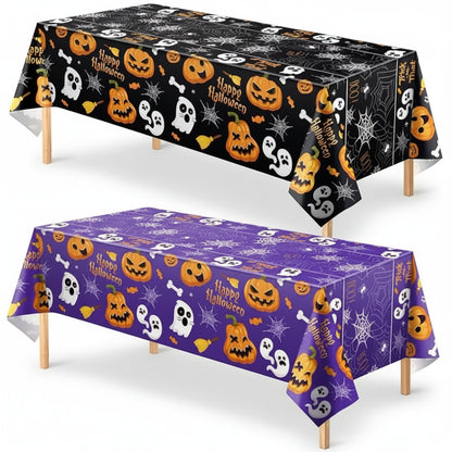 Halloween Dekoration Tischdecke Spinnennetz Party Tischdeko - Image 1