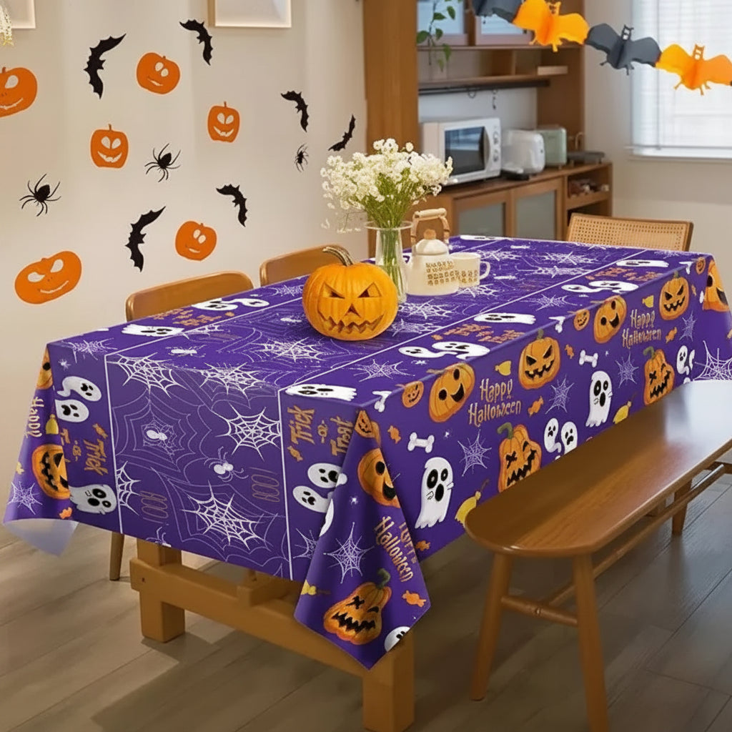 Halloween Dekoration Tischdecke Spinnennetz Party Tischdeko - Image 5