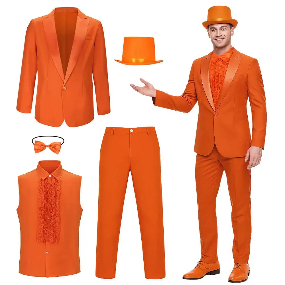 Halloween Kostüm Herren Anzug Cosplay Party Outfit Set - Image 2