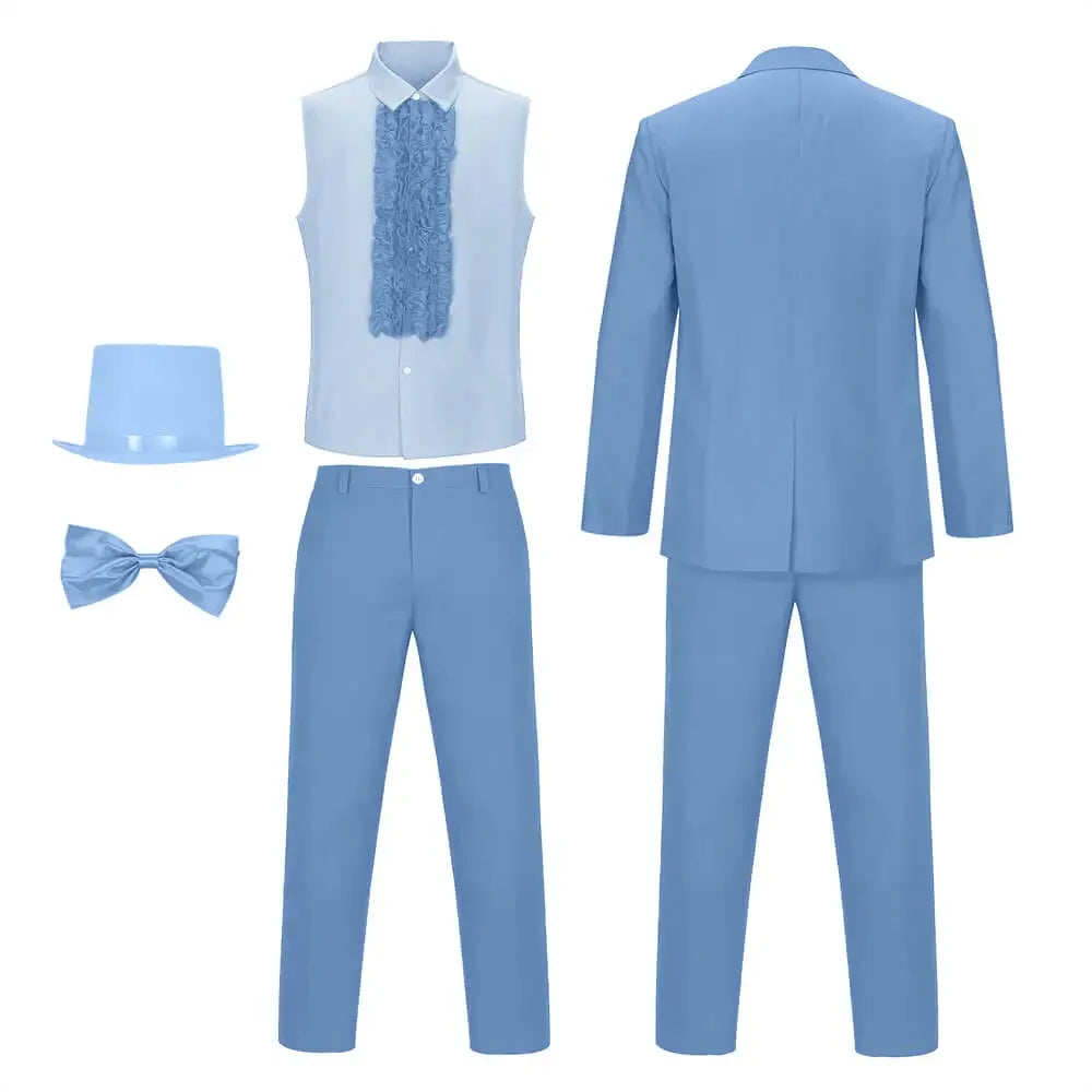 Halloween Kostüm Herren Anzug Cosplay Party Outfit Set - Image 4