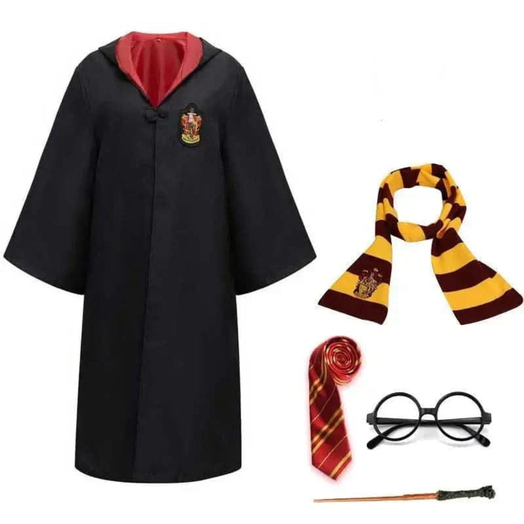 Halloween Kostüm Zauberer Umhang Magisches Schuluniform Set - Image 7