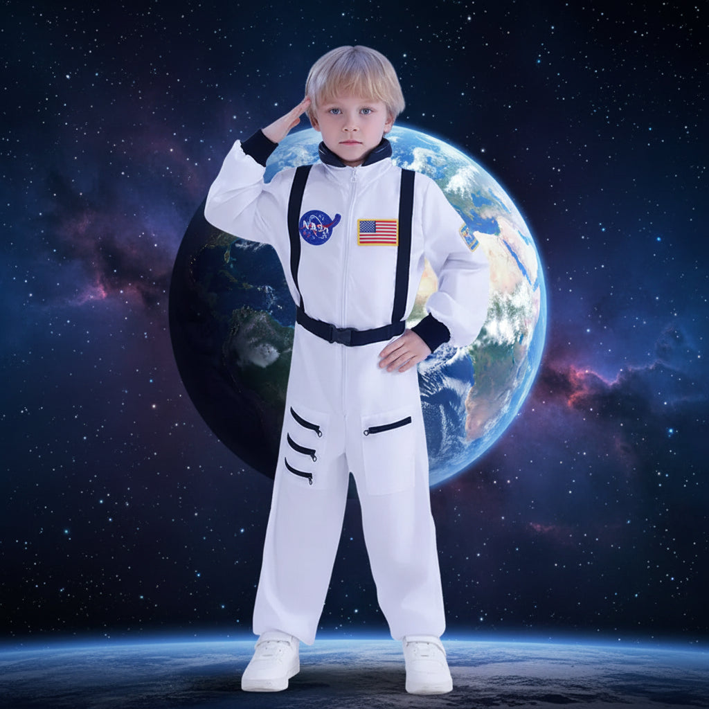 Halloween Kostüme Astronauten Overall Set Kinder - Image 2