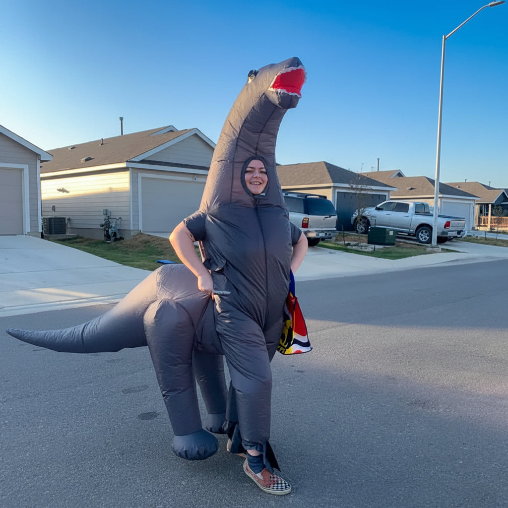 Halloween Kostüme Aufblasbarer Dinosaurieranzug Vollkörper - Image 3