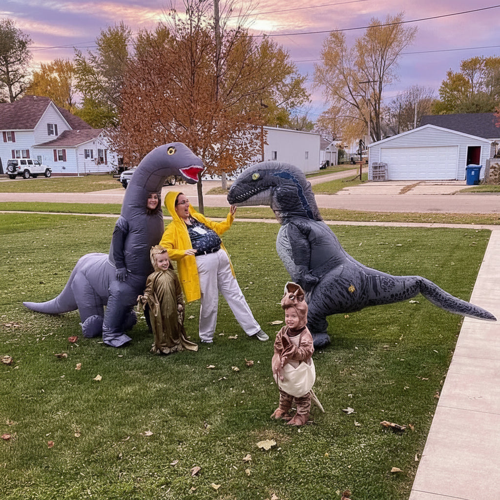 Halloween Kostüme Aufblasbarer Dinosaurieranzug Vollkörper - Image 5