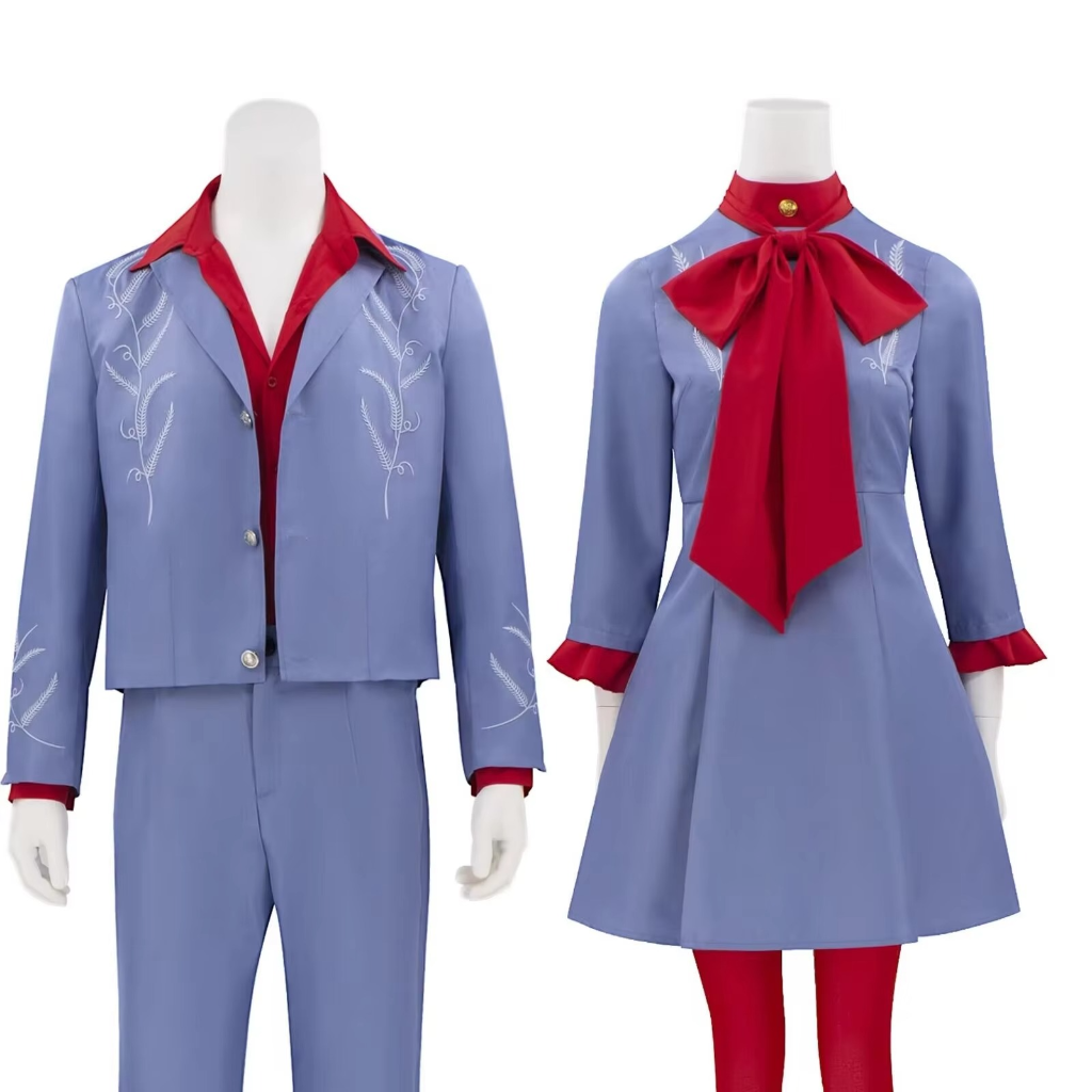 Halloween Kostüme Cosplay Outfit Kapuze Drapiertes Design - Image 1