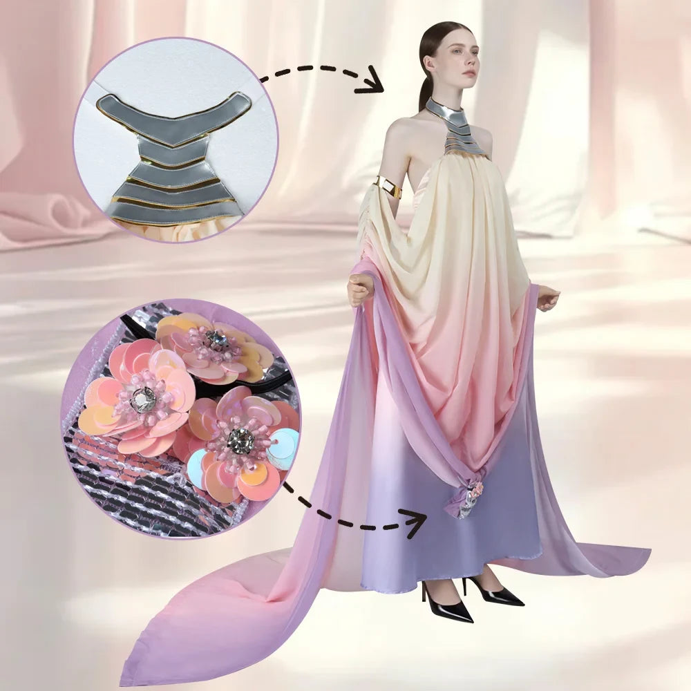 Halloween Kostüme Damen Galaktische Prinzessin Cosplay - Image 6