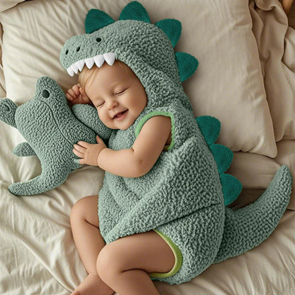 Halloween Kostüme Dinosaurier Baby Kapuze Socken Set - Image 1