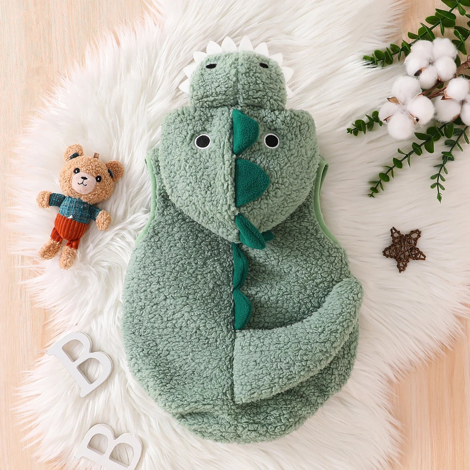 Halloween Kostüme Dinosaurier Baby Kapuze Socken Set - Image 3