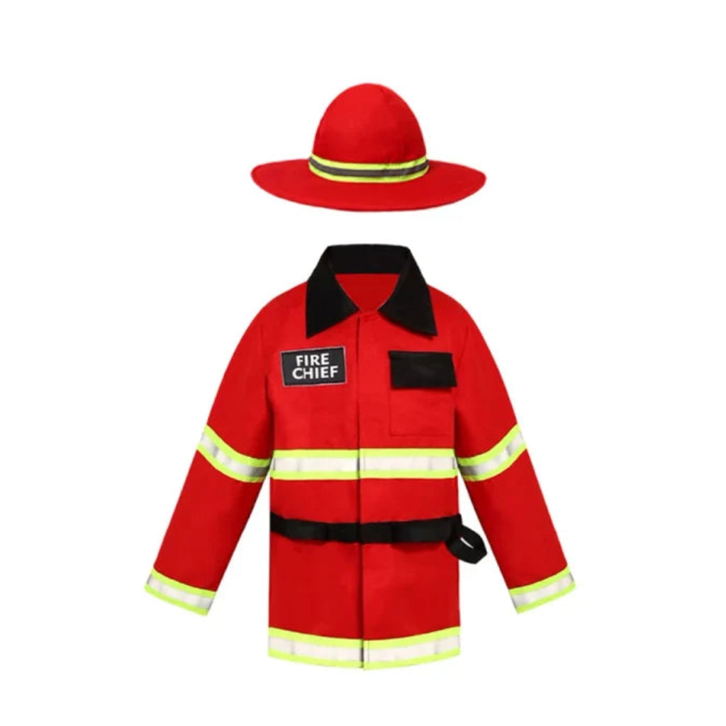 Halloween Kostüme Feuerwehrwagen Kapuzenoverall Outfit - Image 7