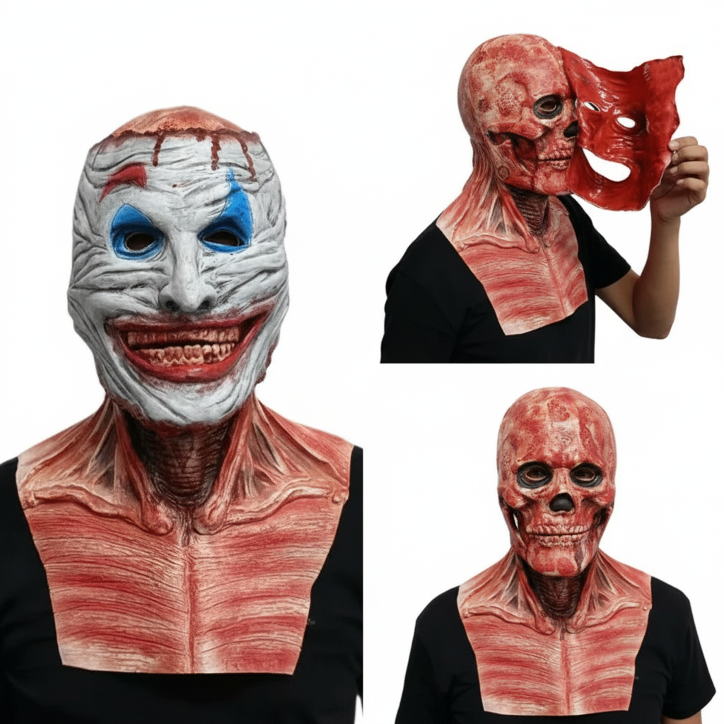 Halloween Kostüme Horrormaske Totenkopf Maske Realistischer Effekt - Image 2