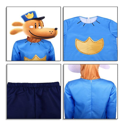 Halloween Kostüme Hund Polizei Kinder Set Karneval - Image 5