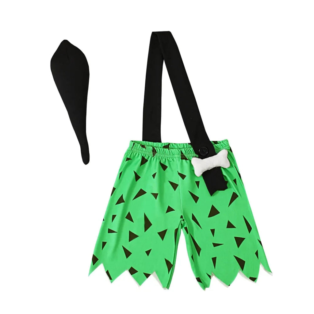 Halloween Kostüme Kinder Höhlenmensch Steinzeitoutfit - Image 4