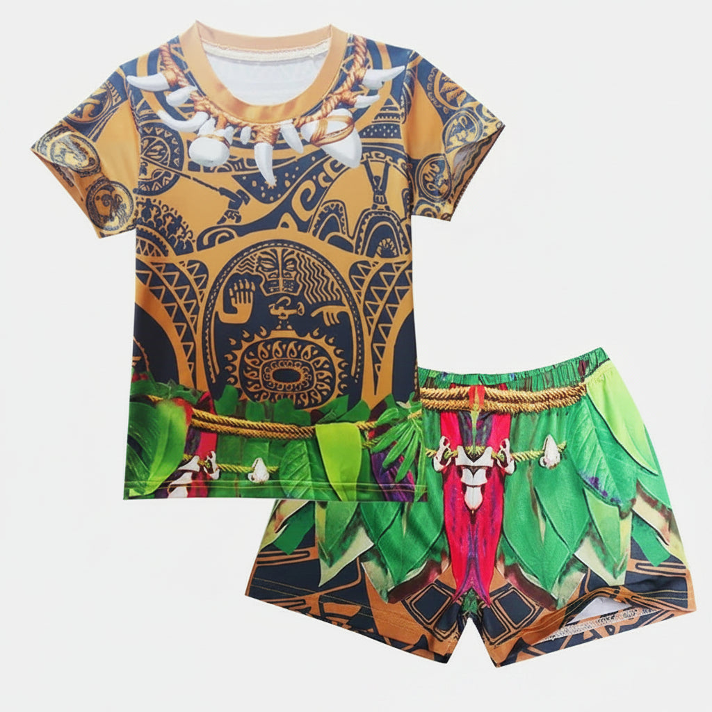 Halloween Kostüme Kinder Inselkrieger Karnevalsoutfit - Image 2