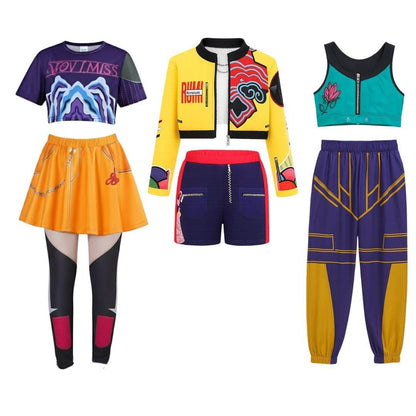 Halloween Kostüme Kinder Krieger Outfit Rollenspiel Set Perücke - Image 3