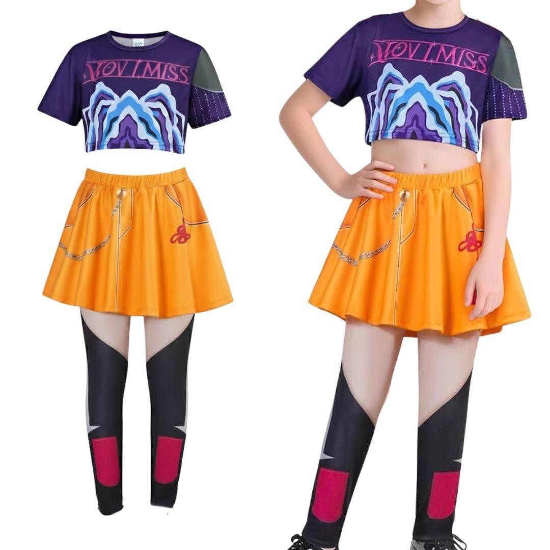 Halloween Kostüme Kinder Krieger Outfit Rollenspiel Set Perücke - Image 6