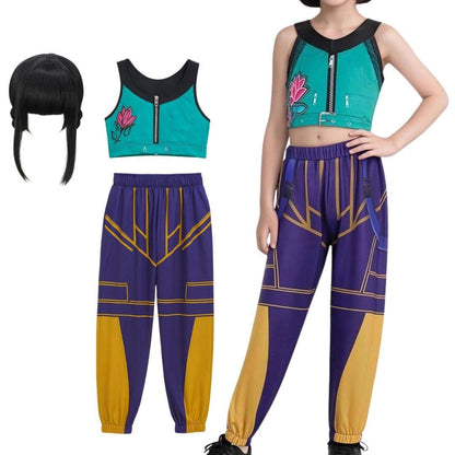 Halloween Kostüme Kinder Krieger Outfit Rollenspiel Set Perücke - Image 9