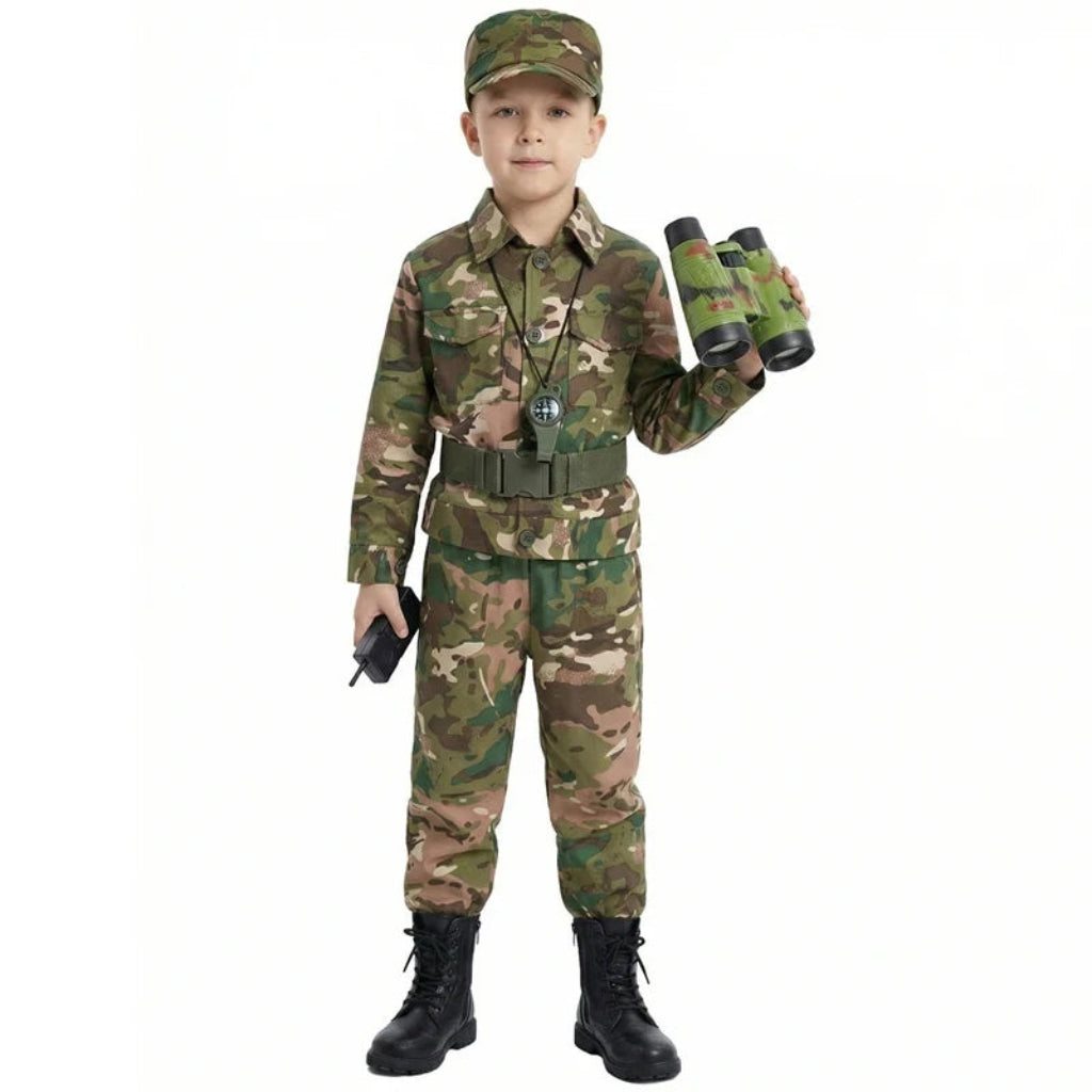 Halloween Kostüme Kinder SoldatenTarnfarben Rollenspiel Set - Image 2