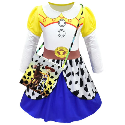 Halloween Kostüme Mädchen Cowboy Kleid Western Set - Image 10