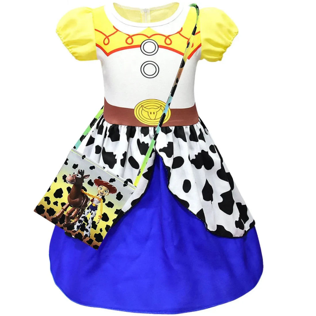 Halloween Kostüme Mädchen Cowboy Kleid Western Set - Image 11