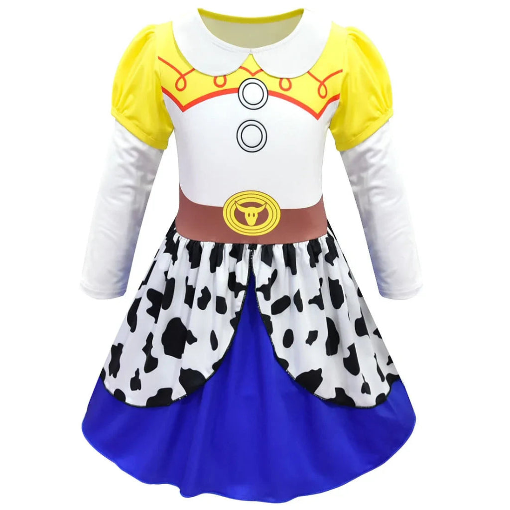 Halloween Kostüme Mädchen Cowboy Kleid Western Set - Image 8