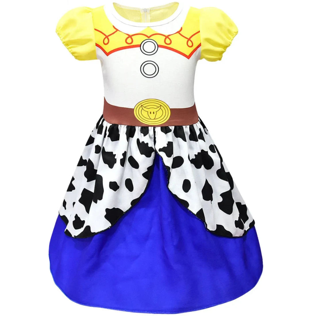 Halloween Kostüme Mädchen Cowboy Kleid Western Set - Image 9