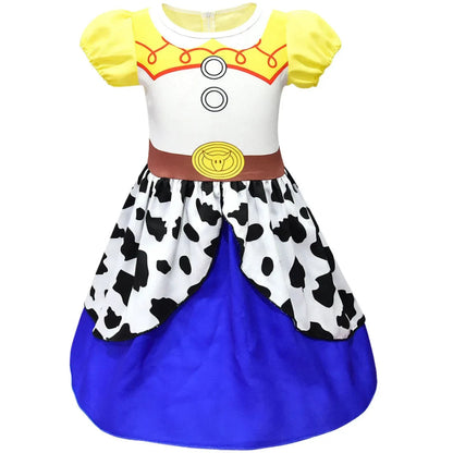 Halloween Kostüme Mädchen Cowboy Kleid Western Set - Image 9