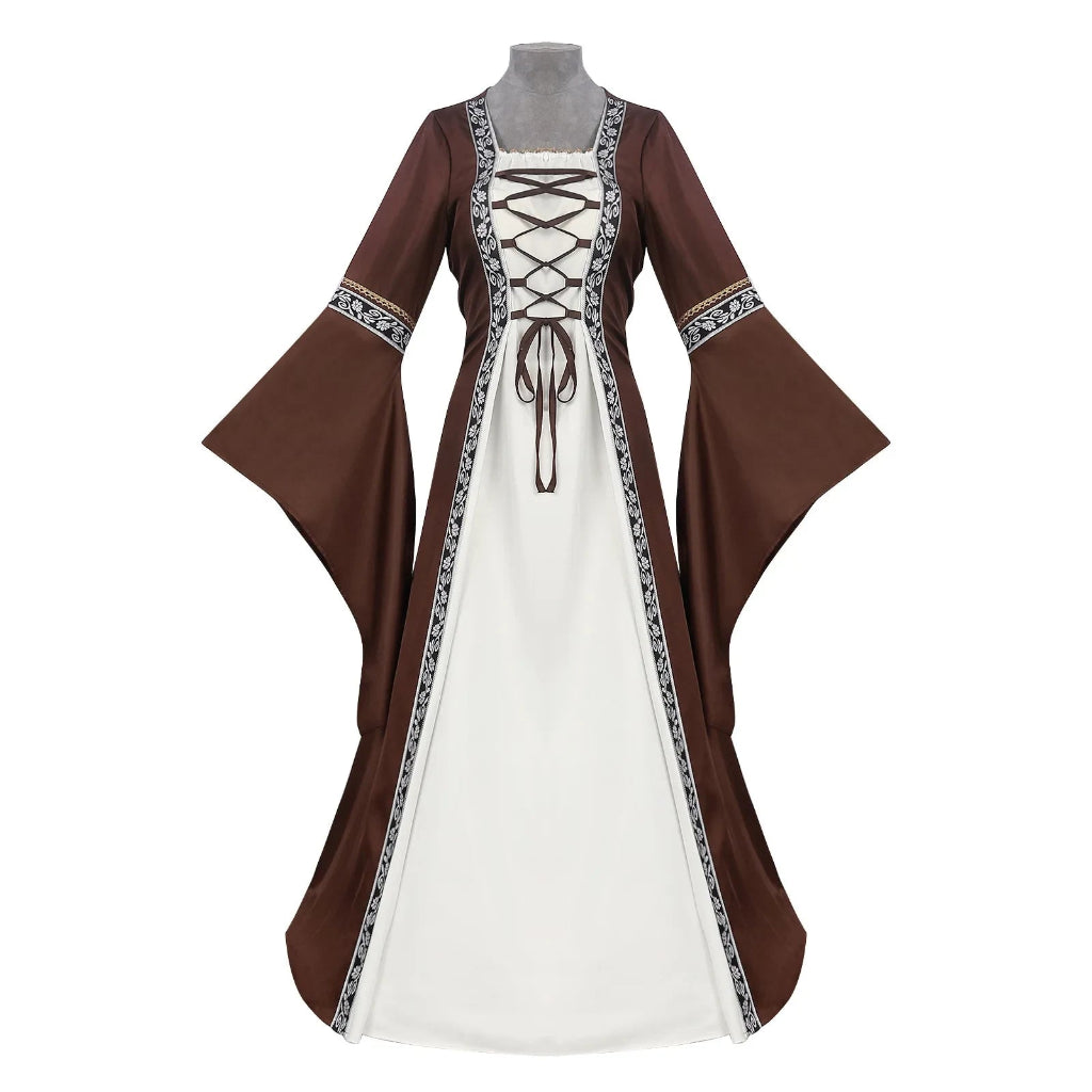 Halloween Kostüme Mittelalterkleid Schnürdesign - Image 10