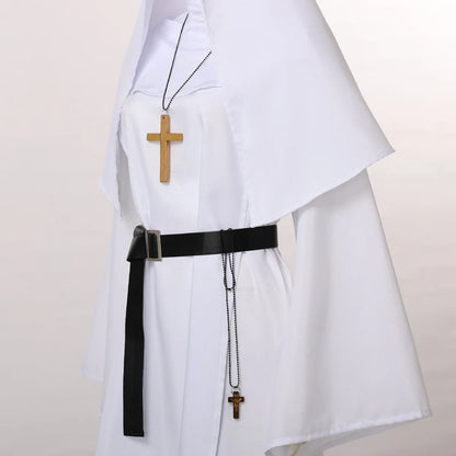 Halloween Kostüme Nonnenkostüm Damen Robe Karneval - Image 5