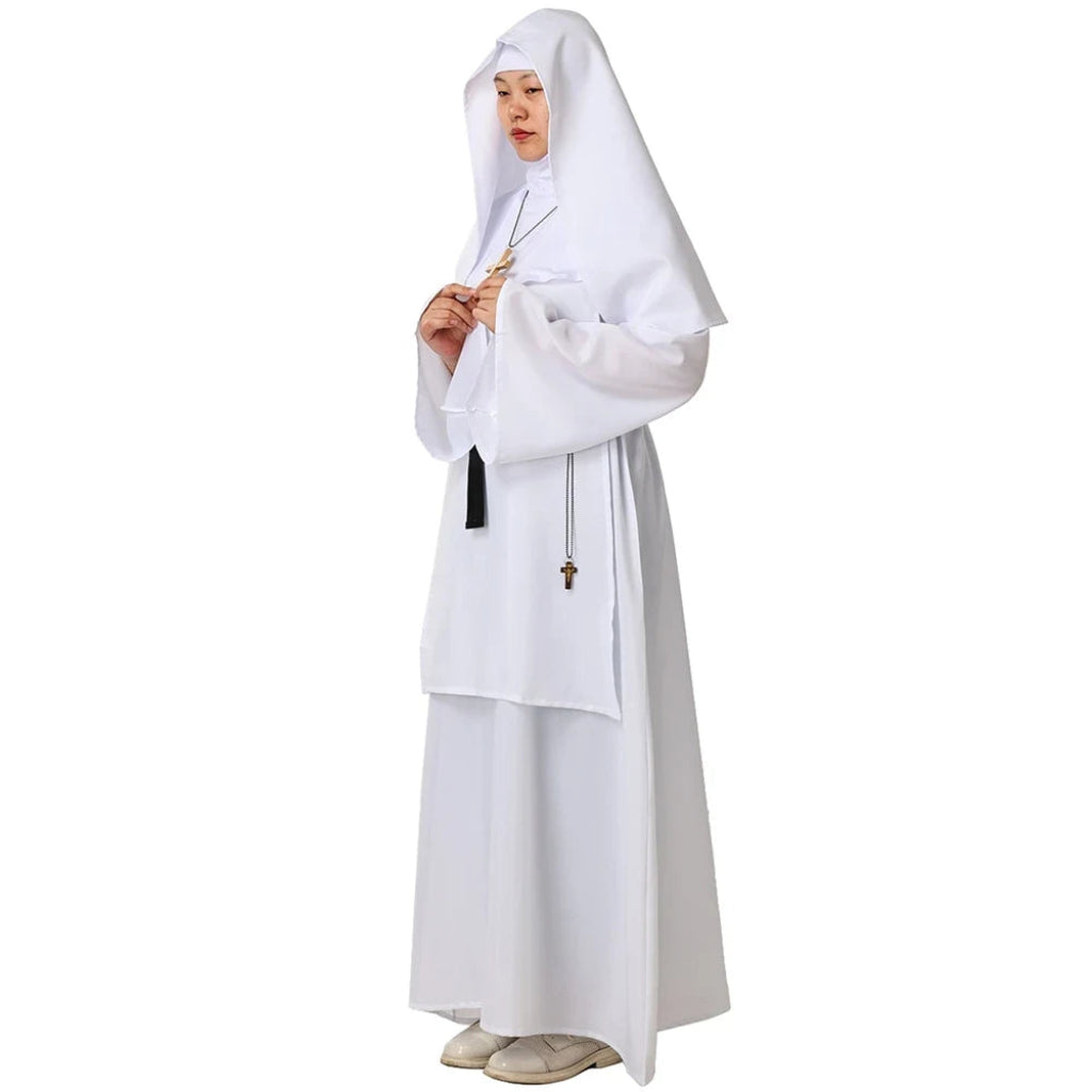 Halloween Kostüme Nonnenkostüm Damen Robe Karneval - Image 8