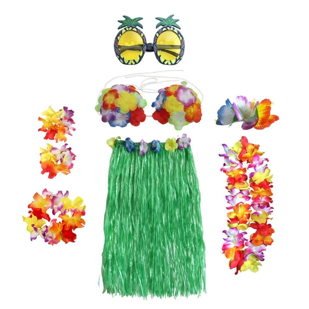 Halloween Kostüme Party Hawaii Strand Set Festliches Outfit - Image 11