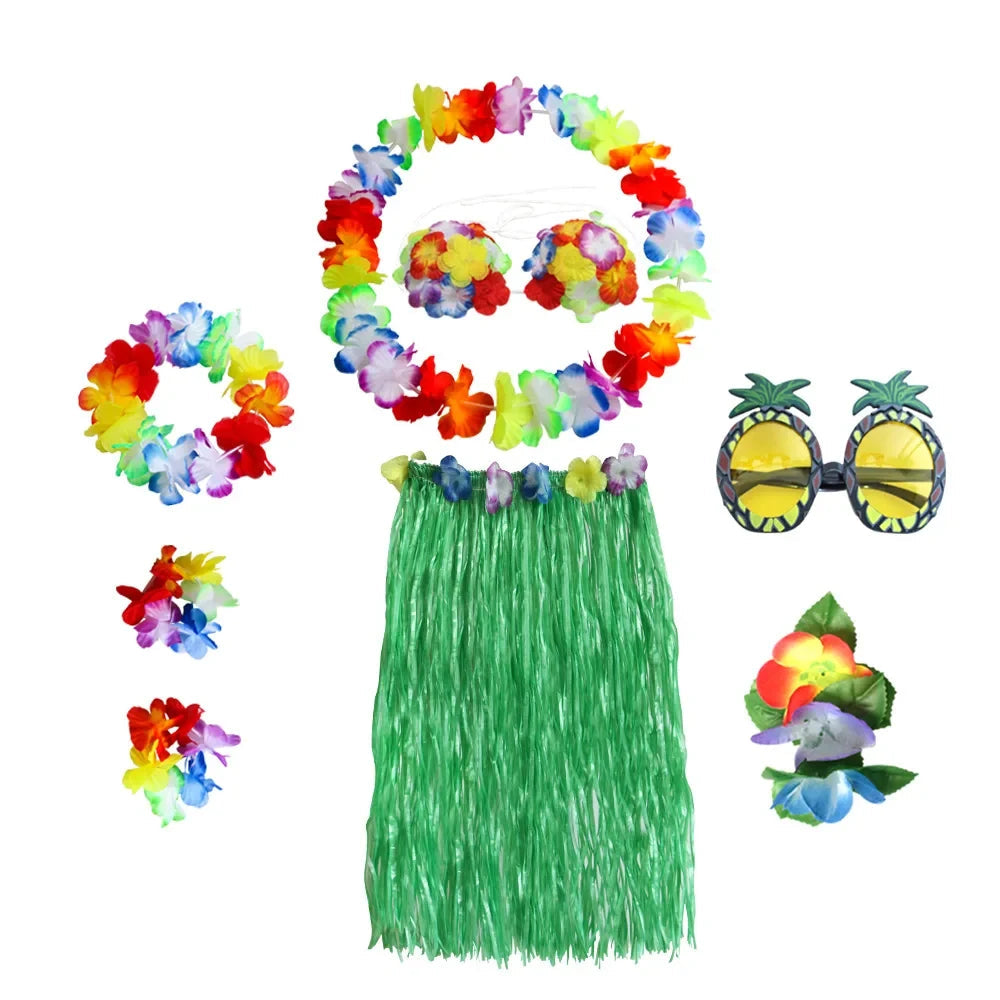 Halloween Kostüme Party Hawaii Strand Set Festliches Outfit - Image 4
