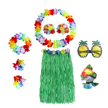Halloween Kostüme Party Hawaii Strand Set Festliches Outfit - Image 4