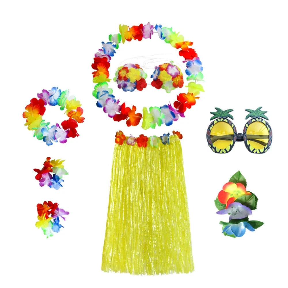 Halloween Kostüme Party Hawaii Strand Set Festliches Outfit - Image 8