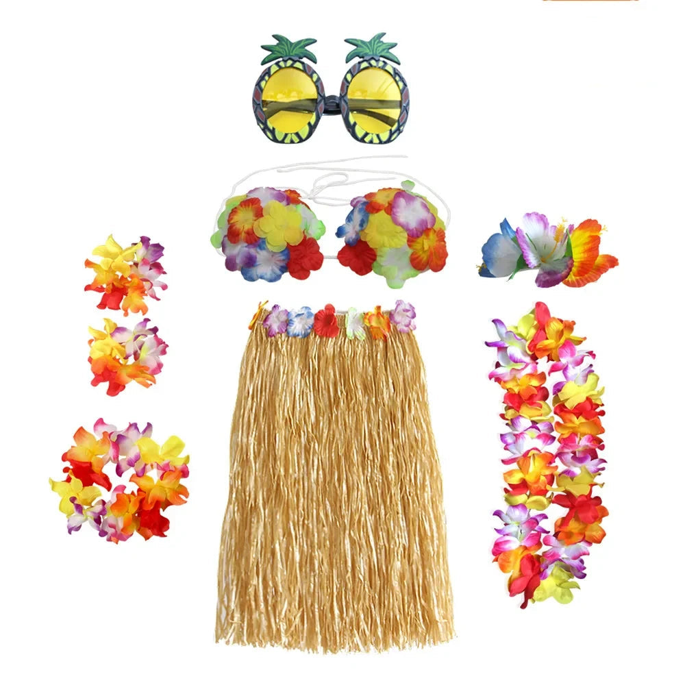 Halloween Kostüme Party Hawaii Strand Set Festliches Outfit - Image 9