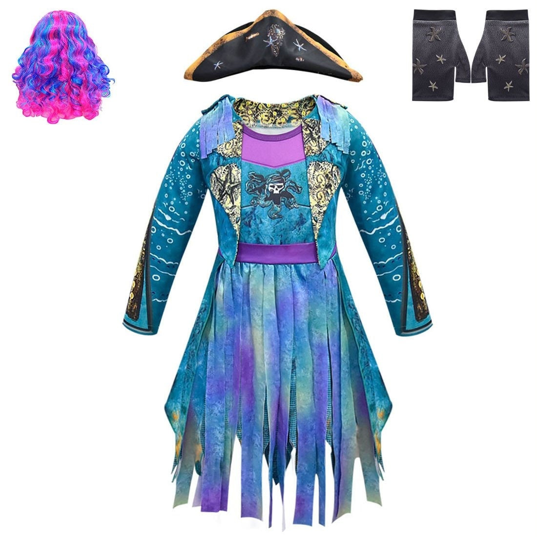 Halloween Kostüme Pirat Kinder Kleid Zubehör - Image 1