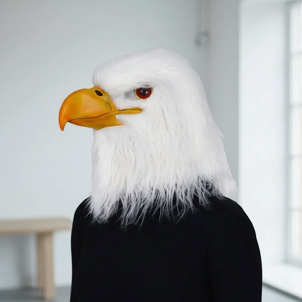 Halloween Kostüme Tiermaske Realistische Adlerkopfmaske Erwachsene - Image 1