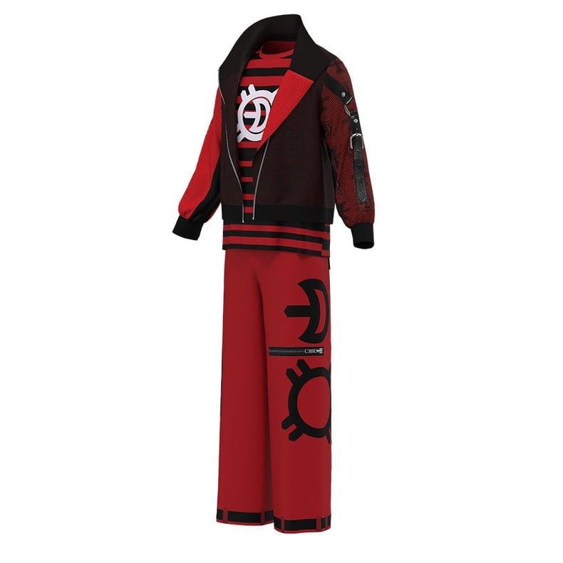 Halloween Kostüme Vampir Herren Jacke Hose Cosplay - Image 4